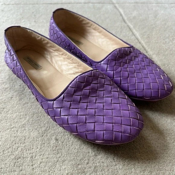 Bottega Veneta Woven Flats - Picture 2 of 6